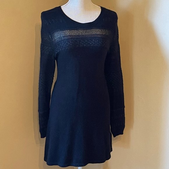 H&M Festive Black Sweater Dress - Picture 1 of 4